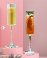 Gobelet en plastique transparent pour mariage, verre à boire pour cocktails, vin rouge et blanc, flûte à champagne, ensemble de verres