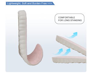 Solette per Scarpe Resistenti per Uomo, in PU Super Morbido, con Cuscinetto Massaggiante, <span class=keywords><strong>Memory</strong></span> <span class=keywords><strong>Foam</strong></span>, Tecnologia 4D Cloud, per Sport e Comfort - Product Image 3