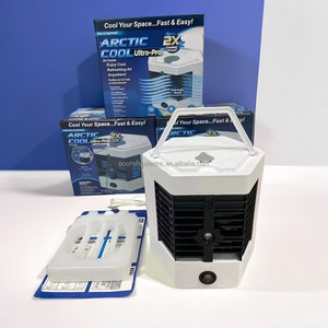 Aire acondicionado portátil recargable por USB, enfriador evaporativo Personal, <span class=keywords><strong>ventilador</strong></span> silencioso, escritorio de agua de cristal de hielo para el hogar al aire libre - Product Image 3