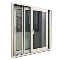 Ventanas deslizantes con diseño de estilo europeo, ventanas deslizantes térmicas de aluminio, de alta eficiencia energética, de Alemania