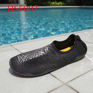 <span class=keywords><strong>Scarpe</strong></span> Acquatiche HY per Escursioni Fluviali Estive, Tessuto ad Asciugatura Rapida, Nere, per Salvataggio in Acqua, Facili da Indossare/Togliere, Resistenti, per Spiaggia e Nuoto HSF010 - Product Image 5