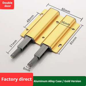 Apriporta a Molla Magnetico a Scomparsa per Ante di Armadi da Cucina in Lega di Alluminio, Design Moderno, Senza Maniglia, Prezzo di Fabbrica - Product Image 3