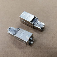 Connecteur Fiche Modulaire RJ45 FTP Cat6A Sans Outil pour Câble Cat6a SFTP