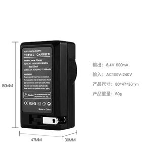 Chargeur de batterie intelligent pour appareil photo unique optimisé pour Sony <span class=keywords><strong>ZV</strong></span>-<span class=keywords><strong>E1</strong></span>/FR1/BN1/BK1/FK1/NY1 et pour Canon OTP OVP Protection Power Supply - Product Image 6