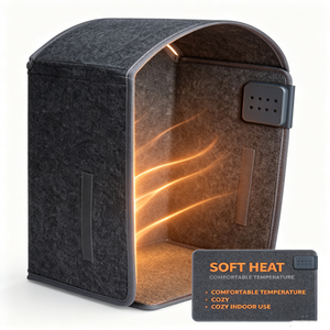 Calentador de <span class=keywords><strong>Pies</strong></span> Plegable para Debajo del Escritorio, Calentador Eléctrico de Fieltro para <span class=keywords><strong>Pies</strong></span>, Calefacción para el Frío - Product Image 4
