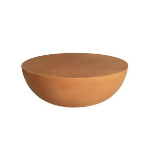 Mesa de Centro de Cemento Prefabricado Estilo Japandi con Base de Madera de Roble Macizo, Acabado Liso, Mesa Central de Concreto de Alta Capacidad, Directo de Fábrica - Product Image 4