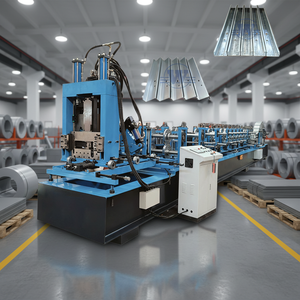 Máquina Perfiladora de Perfiles de Acero en C y Z de Alta Calidad, Totalmente Automática, para Perfiles de Acero Ligero, Incluye Rodamiento Central - Product Image 1