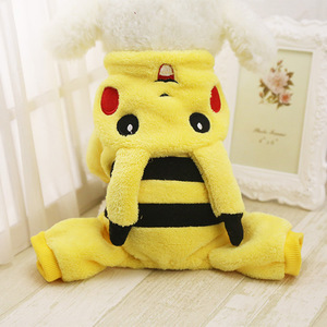 Vêtements chauds pour chiens de petite et moyenne taille, ensemble avec <span class=keywords><strong>Pikachu</strong></span>, pour chiens et nounours - Product Image 4