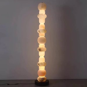Lámpara de Pie Moderna con Fuente de Luz LED, Decorativa de Mármol, para Uso Doméstico - Product Image 1