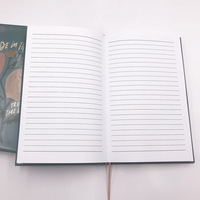 Agenda relié rigide personnalisé avec fil de couleur, élastique et 100 feuilles – Cadeau hebdomadaire/mensuel