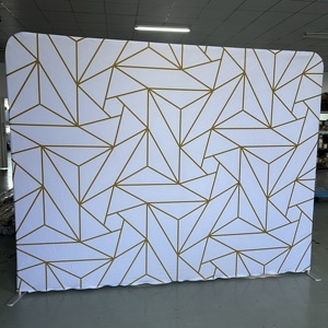 Tùy chỉnh thiết kế 8ft 10ft thẳng Backdrop căng thẳng Vải Xách Tay <span class=keywords><strong>Pop</strong></span> <span class=keywords><strong>Up</strong></span> Backdrop triển lãm thương mại hiển thị Photo Booth Backdrop - Product Image 6