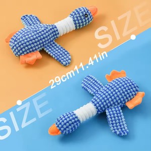 Giocattoli per <span class=keywords><strong>Cani</strong></span> Indistruttibili, Peluche per <span class=keywords><strong>Cani</strong></span> <span class=keywords><strong>di</strong></span> Piccola, Media e Grande <span class=keywords><strong>Taglia</strong></span>, Giocattoli da Masticare a Forma <span class=keywords><strong>di</strong></span> Anatra Blu per Cuccioli - Product Image 6