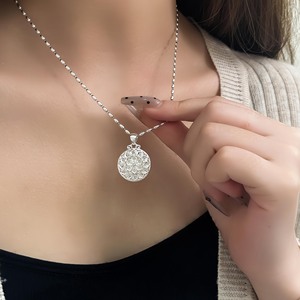 Pendentif Boussole Huit Trésors en Argent Sterling S925 Style National, Charme Auspicieux Caractère Fu Unisexe, Idéal au Quotidien - Product Image 4