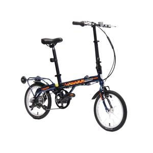 TXED-Vélo Électrique Pliant Pliable à Trois Pliables, Batterie Cachée, Système de Freinage en V à <span class=keywords><strong>3</strong></span> <span class=keywords><strong>Vitesses</strong></span>, Vélo Électrique Pliable de 16 Pouces - Product Image 2