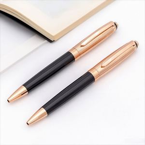 Wholesale Luxury Black Metal Ballpoint <b>Pen</b> High Quality Durable Promotional Gift for Office or School Writing Custom Logo - Product Image 3