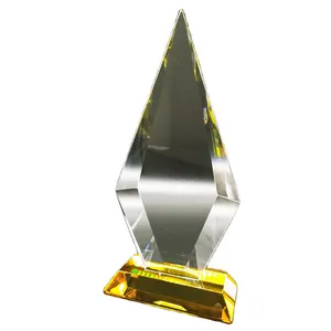 Music Awards Trophy Wholesale Blank Crystal Custom Note Festival Crystal Souvenir Trophy