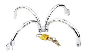 Juegos para Adultos <span class=keywords><strong>de</strong></span> Bondage BDSM, Restricciones para Esclavos, Esposas, Juguetes Sexuales Fetichistas, Esposas <span class=keywords><strong>de</strong></span> Metal Cruzadas para <span class=keywords><strong>Parejas</strong></span> - Product Image 4