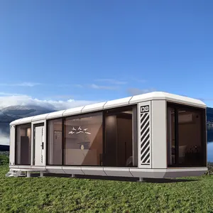 Capsule spatiale portable moderne maison conteneur modulaire préfabriquée appartements de luxe de grand-mère maisons à petites capsules avec meubles