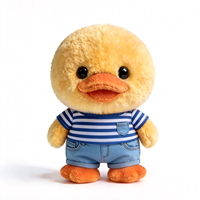 Peluche Canard Personnalisée avec Logo en Gros – Adorable Canard Jaune en Peluche pour Fêtes d'Enfants