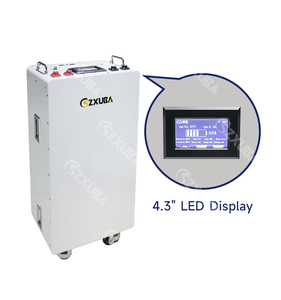 SZXUBA Custom 48V 280Ah Lifepo4 Moveable Battery Box with Wheels DIY Metal Stand LCD Display for JK BMS Battery <b>Rack</b> - Product Image 2