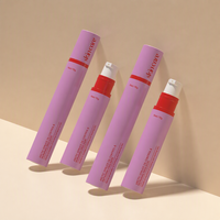 Flacon cosmétique vide en plastique avec pompe sans air, mini conteneur de voyage pour liquides, 10 ml, 15 ml