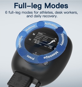 Masajeador de Piernas por Compresión de 5 Cámaras con Batería de 3500mAh para Recuperación Post-HIIT, Certificado CE RoHS - Product Image 2