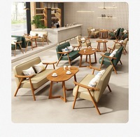 Juego de Sillas de Madera Modernas de Lujo para Restaurante, Sofás y Sillas para Comedor, Muebles Comerciales para Restaurantes, Cafeterías, Hoteles y Exteriores