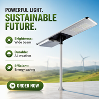 Lampadaire solaire LED JEHON pour extérieur, étanche IP65, en aluminium, garantie 5 ans, haute luminosité pour l'éclairage de jardin, de paysage et de route