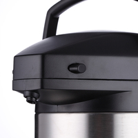 Termo de Viaje de Acero Inoxidable de Doble Pared con Bomba de Vacío, 2L/2.5/3/3.5, Marca Solidware, 2026