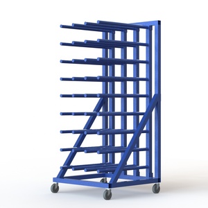 5FT Length <strong>Vinyl</strong> Rolling Industrial Display <strong>Stands</strong> , Heavy - Duty Display <strong>Stand</strong> - Product Image 3