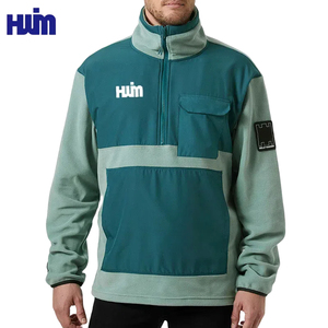 Personalizado Unisex media cremallera polar <span class=keywords><strong>Anorak</strong></span> gimnasio usando entrenamiento <span class=keywords><strong>deportivo</strong></span> correr cuello alto chándales hombres Jogging entrenamiento chaquetas de los hombres - Product Image 1