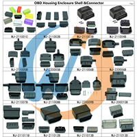 Conector OBD2 de 16 pines OBDii, adaptador de 16 Pines, enchufe macho II OBD, Conector de coche J1962