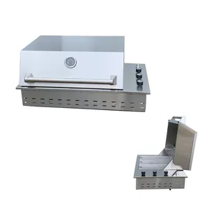 Customize Stainless Steel Anti Rust Outdoor Cooking Island 3 Burner Gas Grill Countertop Propane Gas