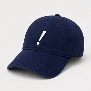 หมวกแก๊ปผ้าฝ้ายแบบ 6 แผงทรงเตี้ย สไตล์ Dad Cap พร้อมป้ายโลโก้ สำหรับใส่ลำลอง - Product Image 4