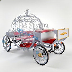 Exquisita y Elegante Carruaje de Caballos, Venta al por Mayor de Fábrica, Carruaje de Caballos Eléctrico Clásico Real de Alta Calidad Personalizado para Bodas - Product Image 1