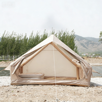 Tente de camping gonflable quatre saisons indépendante, pliable et portable avec colonne d'air, adaptée aux activités de camping