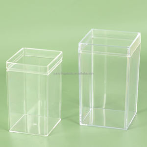SUNSHING Custom Acrylic Beanie Baby Display Cases Transparent <b>Sweet</b> <b>Box</b> for Wedding Favor Container Pastry Candy Gift Boxes - Product Image 3
