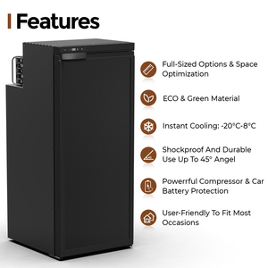 Glacière électrique Alpicool CR90 Offroad pour <span class=keywords><strong>camping</strong></span>, compresseur vertical, mini-réfrigérateur 12V, congélateur pour <span class=keywords><strong>camping</strong></span>-car et caravane - Product Image 3