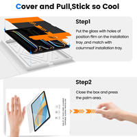 Film de protection d'écran pour tablette, marque privée, dureté 9H, 2.5D, couverture intégrale, anti-poussière, anti-espion, kit d'installation facile
