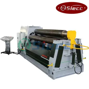 Hydraulic Four Roller Plate Bending Machine 6000Mm Steel Plate 4 Roller 3 Roller Sheet Metal Rolling Machine With Cone Roll