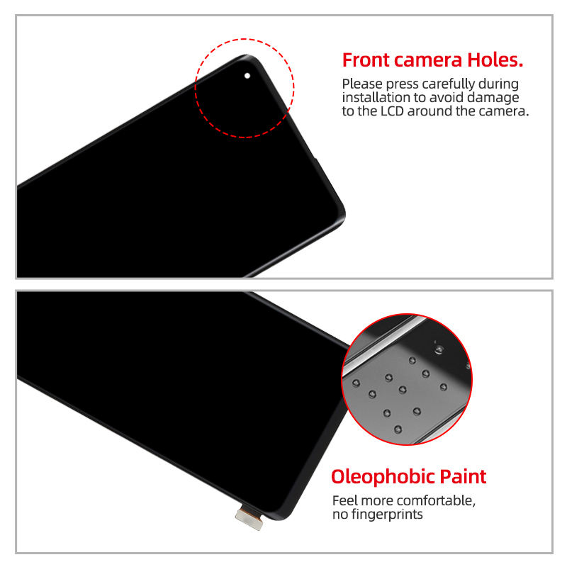 DISPLAY LCD OLED PER OPPO FIND X5 LITE CPH2371 TOUCH SCREEN VETRO SCHERMO - Foto 8