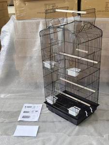Stile europeo 105cm di altezza grande pappagallo gabbia per uccelli multistrato all'aperto gabbia per uccelli Villa di grandi dimensioni gabbia per allevamento di uccelli - Product Image 3