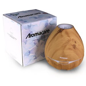 Humidificador ultrasónico de escritorio para el hogar, difusor de aceite de aromaterapia de grano de madera - Product Image 3