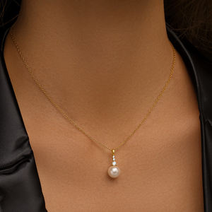 Canner Tối Giản 925 Sterling Bạc Ngựa Màu Mắt Khảm Zircon Vòng Vuông Trăng Ngọc Hàng Ngày Phụ Nữ Xương đòn Vòng Cổ - Product Image 3