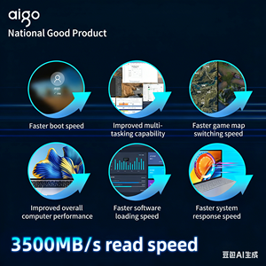 Aigo P3500PCIe 3.0X4 256GB SSD硬盘 M.2接口 NVMe协议 原装TLC 台式机笔记本电脑通用 读取速度3500MB/s - Product Image 5