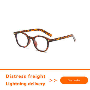 Verre Pc mode à la mode croix blanc concepteur rétro cadre hommes unisexe Anti lumière bleue presbytie lunettes de lecture lunettes optiques - Product Image 2