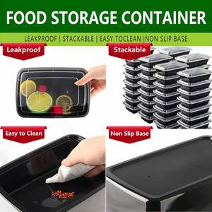 Contenedores para Preparación de Comidas de 1500 Piezas, 750 ml, Libres de BPA, de Polipropileno, Antiderrames, Aptos para Microondas/Lavavajillas/Congelador - Product Image 5
