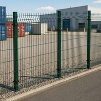 Clôture en treillis soudé 50x200mm, hauteur 1,8m-2,0m, revêtement PVC, galvanisé, panneau à pliage en V avec poteau carré