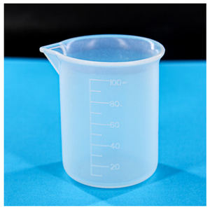 खाद्य ग्रेड सिलिकॉन मापने वाला कप 100 मिलीलीटर क्षमता गर्मी प्रतिरोधी और पर्यावरण के अनुकूल डिशवॉशर सुरक्षित - Product Image 1