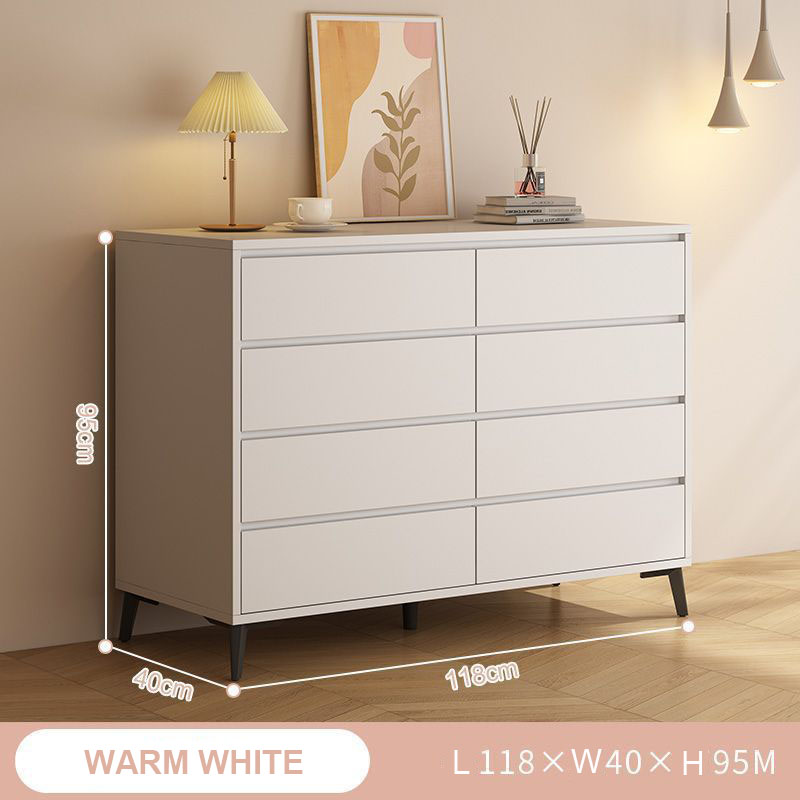 Bianco caldo 8 cassetti 118
